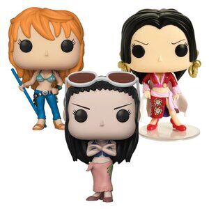NEW One Piece Nami, Boa & Nico Funko Pop Figures